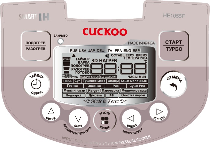 Мультиварка Cuckoo СМС-НЕ1055F - отзывы и обсуждение