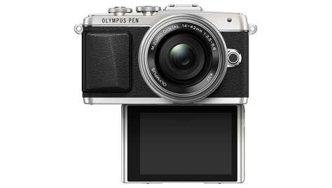 Беззеркальный фотоаппарат Olympus Pen E-PL7 Kit Silver