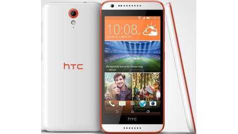Смартфон HTC Desire 620G Dual SIM White/Orange