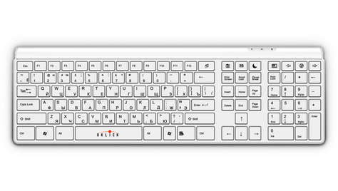 Клавиатура Oklick 560 S Multimedia Keyboard White