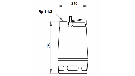 Дренажный насос Grundfos Unilift AP 35.40.06.A1.V