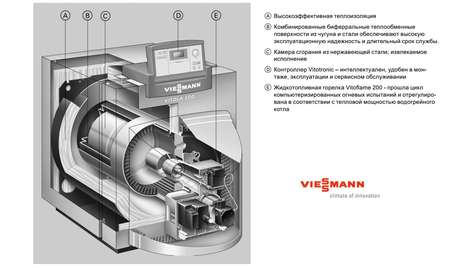 Котел дизельный Viessmann Vitola 200 VB2AN52 22 кВт