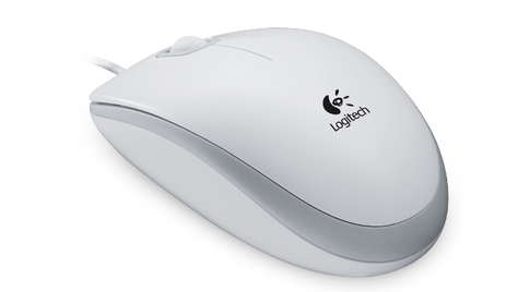 Компьютерная мышь Logitech Mouse M100 White