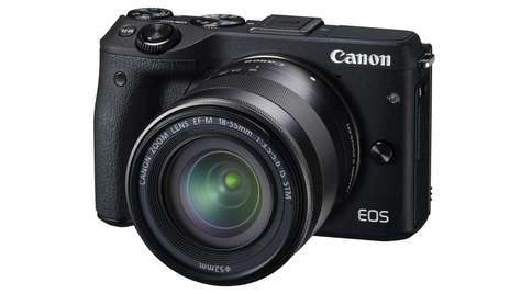 Беззеркальный фотоаппарат Canon EOS M3 Kit EF-M 18-55 IS Black